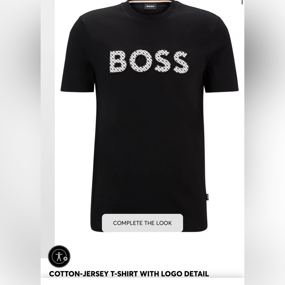 Brand NWT BOSS Black Graphic Men's Tee